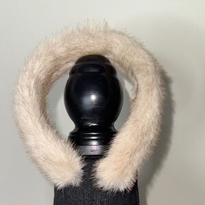 Faux Fur Headband Nude/ Light Brown